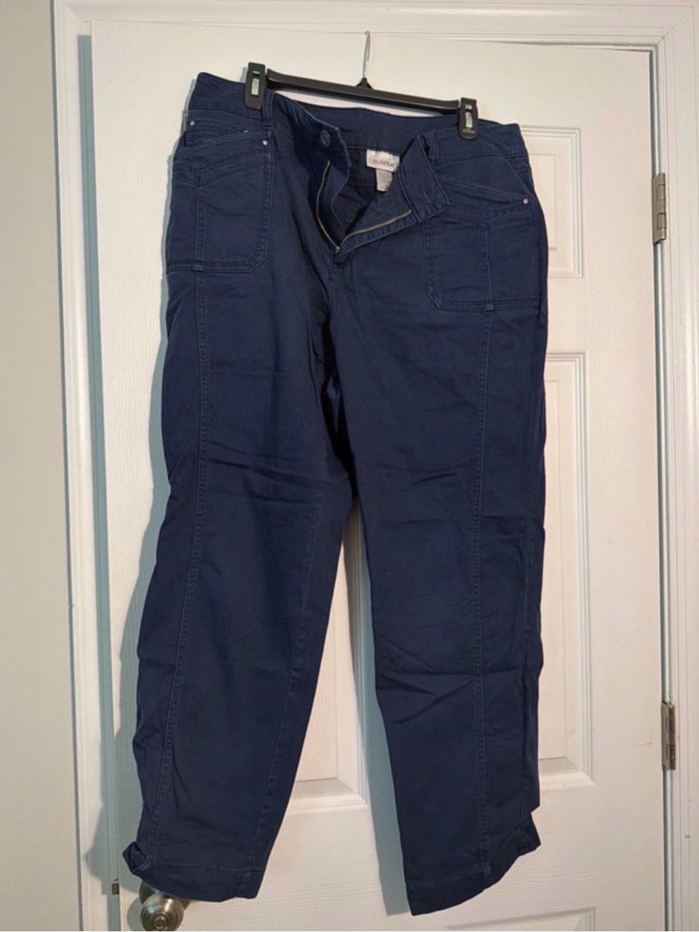 Avenue Women’s Dark Blue Cargo Pants